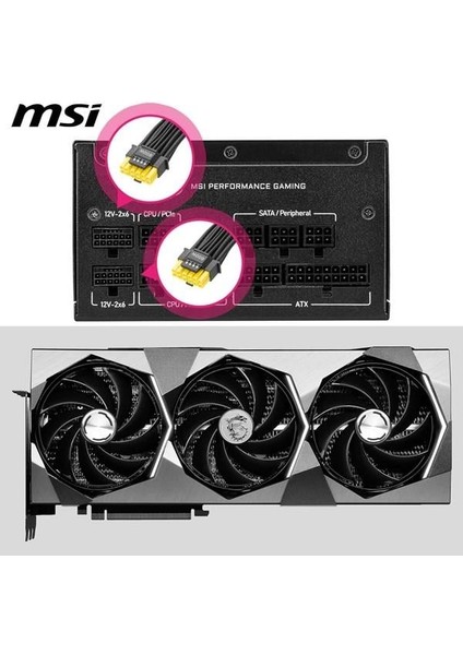 Msı 1000W 80+ Gold Mpg A1000GS Pcıe 5.1 Tam Modüler Power Supply