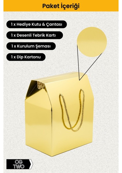 Elite Premium Konsept Tasarım Hediye Kutusu & Çanta Boş Karton Hediye Paketi Hediyelik Kutu - 24X14X20CM 1 Adet indirimleri