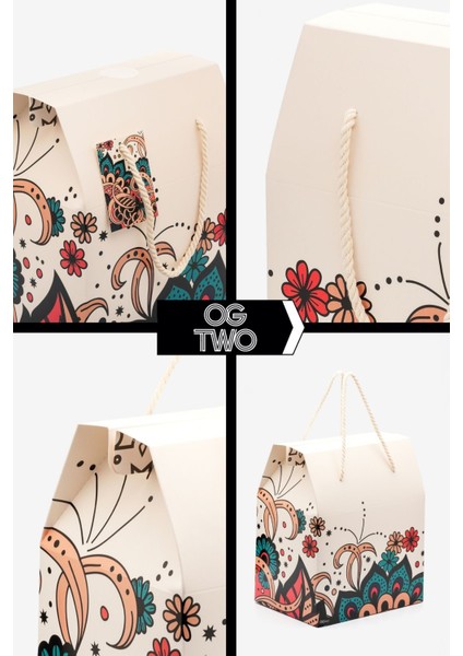 Elite Premium Konsept Tasarım Hediye Kutusu & Çanta Boş Karton Hediye Paketi Hediyelik Kutu - 24X14X20CM 1 Adet