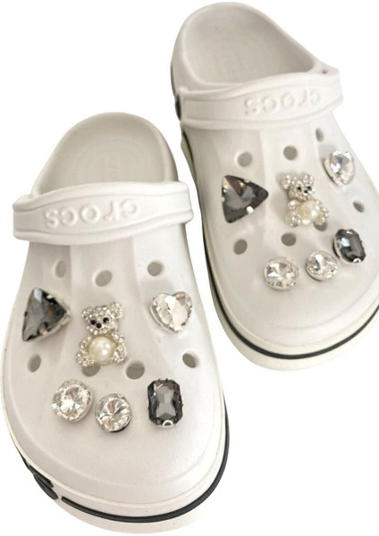Elite Jibbitz Crocs Süsü, 12'li Terlik Aksesuarı, Crocs Terlik Taşı 1 Adet