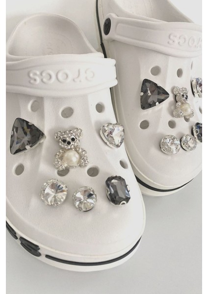 Elite Jibbitz Crocs Süsü, 12'li Terlik Aksesuarı, Crocs Terlik Taşı 1 Adet indirimleri