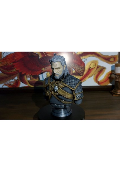 Elite Geralt Of Rivia Büst / Figür - The Witcher - 12 cm 1 Adet