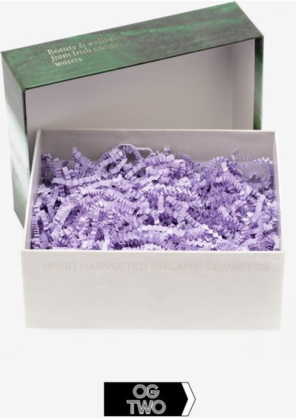 Elite Premium Zig Zag Kırpık Kağıt Hediye Kutusu Süsleme Için Dolgu Pelur Kırpıntı 50 gr Kağıt Mor 1 Adet