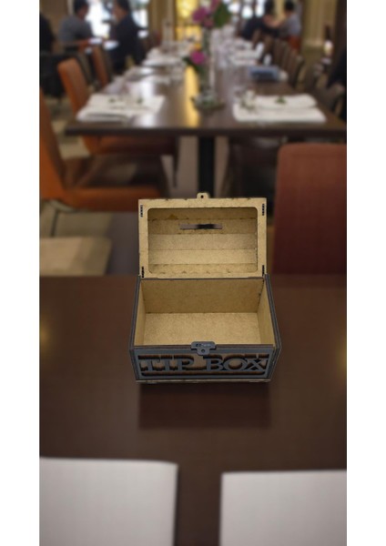 Elite Tip Box Bahşiş Kutusu ve Kumbara Sandık Tipi Tipbox 1 Adet