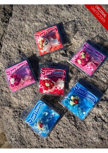Elite Love Flowers Tasarım Mavi Çiçek, Koleksiyonluk Çiçek Buketi, Sevgiliye Hediye Kalıcı Çiçek Buketi 1 Adet fırsatları