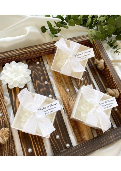 Elite 20 Adet Süslemeli Lotus Mum, Nikah Şekeri, Doğum, Sünnet, Düğün Nişan Söz, Kına, Hediyelik 1 Adet fiyatları