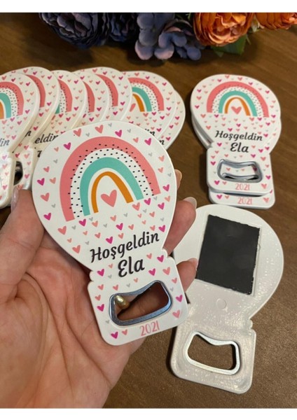 Elite 20 Adet Doğumgünü Babyshower Magnet Açacak Düğün Nikah Nişan Hediyesi 1 Adet