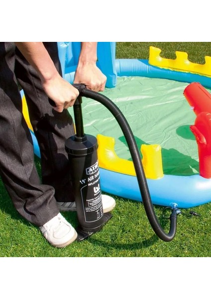 Double Maksimum Güçlü El Pompası 41 cm Bestway 62029 Air Hammer Inflation Pump 16INÇ
