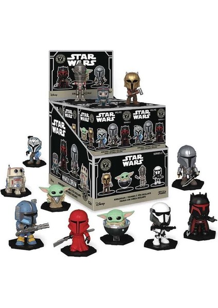 Elite Mystery Minis Disney Star Wars The Mandalorian Bobble-Head Tek Sürpriz Paket 1 Adet