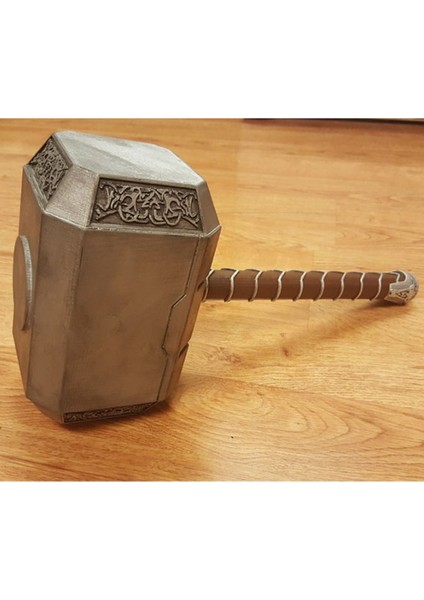 Elite Thor'un Çekici Mjolnir Marvel Avangers (500 gr Çekiç Dev Boy 1:1) Thor Çekiç 3D Figür 1 Adet