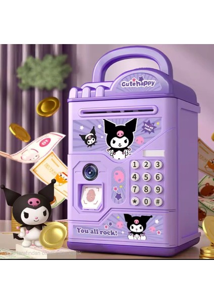 Elite Sanrio Kromi Kasa Şeklinde Elektronik Şifreli Atm Kasa Kumbara Müzikli Hediyelik 1 Adet