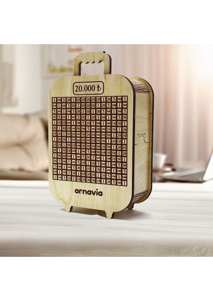 Elite Parabox - 20. 000TL Kumbara - Ahşap Para Biriktirme Hedef Kutusu - Time To Travel 1 Adet modelleri