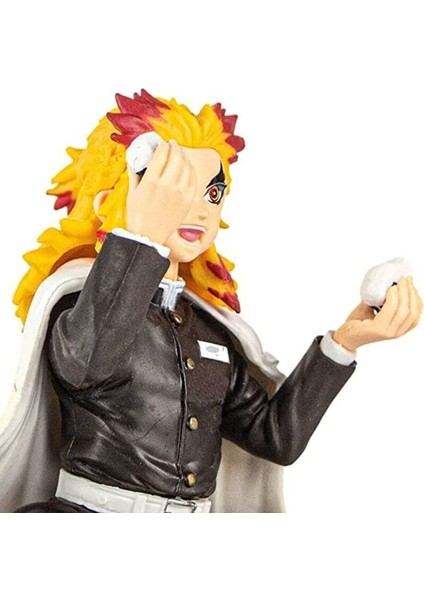 Elite Demon Slayer Anime Kimetsu No Yaiba Kyojuro Rengoku Figür 13 cm 1 Adet fırsatları