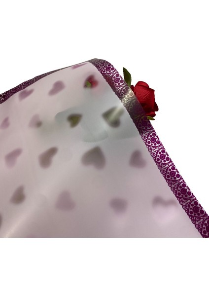 Elite Kalpli Desenli Kenar Çerçeveli- Çiçek Buket Kağıdı- Mat OPP- 55X55CM- 10SAYFA 1 Adet indirimleri