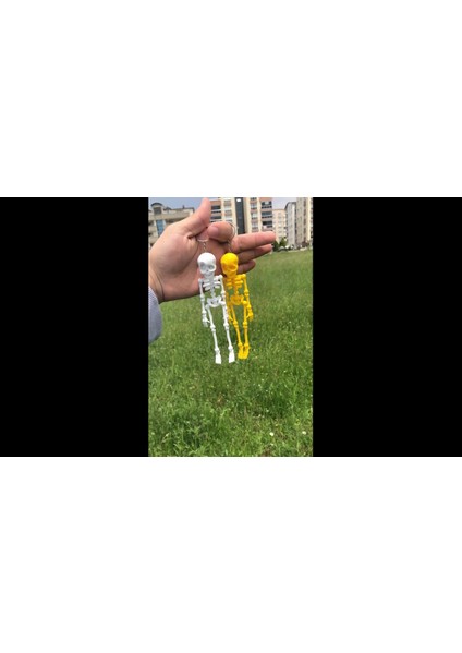 Hareketli Sarı Renkli Iskelet 1 Adet
