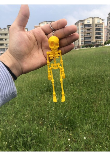 Hareketli Sarı Renkli Iskelet 1 Adet