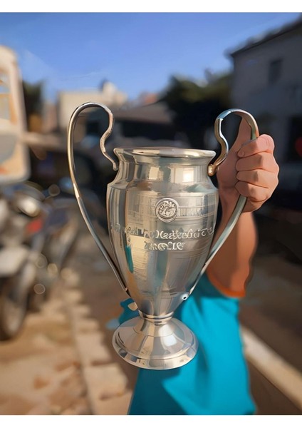 25 cm Uefa 3’lü Kupa Set Süper-Uefa-Şampiyonlar Ligi (Orjinal Goplast) 1 Adet modelleri