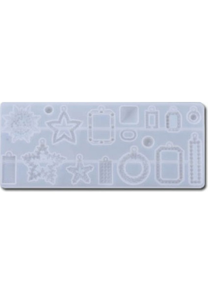 Epoksi Silikon Kalıp - Kolye Ucu 7X16CM (297) 1 Adet