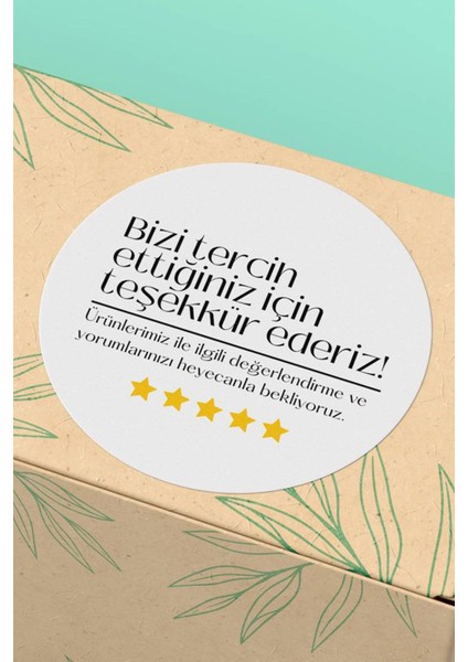 Yazılı Paketleme Etiketi Sticker - 3X3CM 90 Adet - ST2280 1 Adet