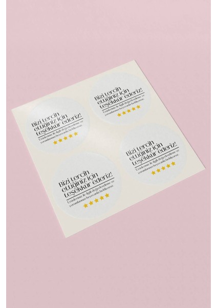 Yazılı Paketleme Etiketi Sticker - 3X3CM 90 Adet - ST2280 1 Adet