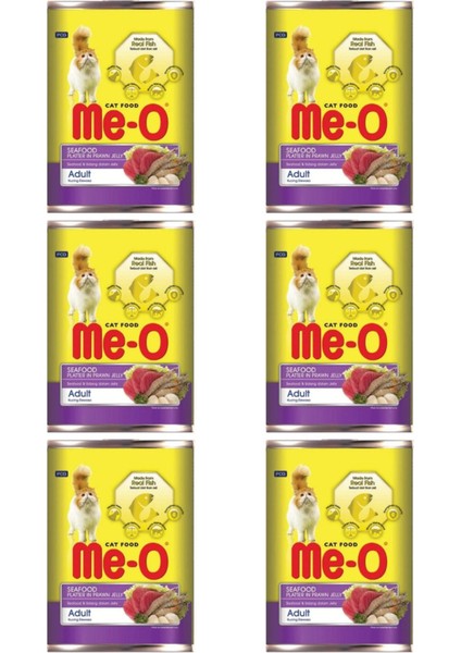 Kedi Konservesi Karides Soslu Deniz Lezzetleri 400GR - 6 Adet