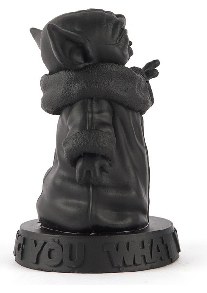 Elite Baby Yoda (Grogu) Büst / Figür - The Mandalorian - Mat Siyah (9 Cm) 1 Adet