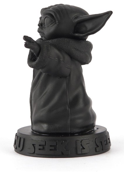 Elite Baby Yoda (Grogu) Büst / Figür - The Mandalorian - Mat Siyah (9 Cm) 1 Adet