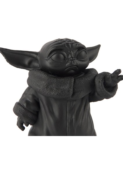 Elite Baby Yoda (Grogu) Büst / Figür - The Mandalorian - Mat Siyah (9 Cm) 1 Adet