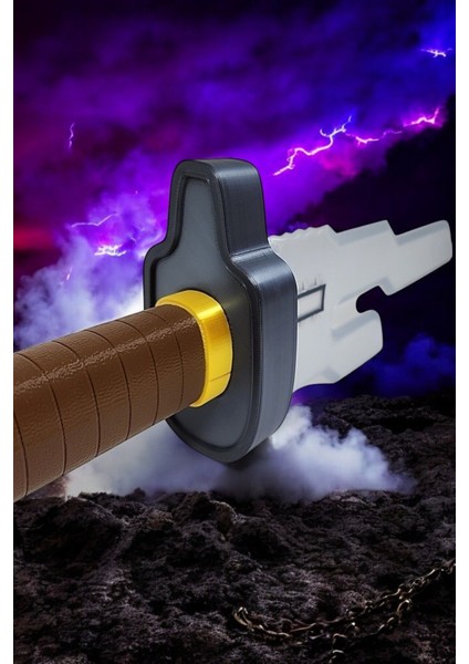 Toji Fushiguro Jujutsu Kaisen Zincirli Cennetin Ters Mızrağı Katana Bıçak (Inverted Spear Of Heaven) 1 Adet