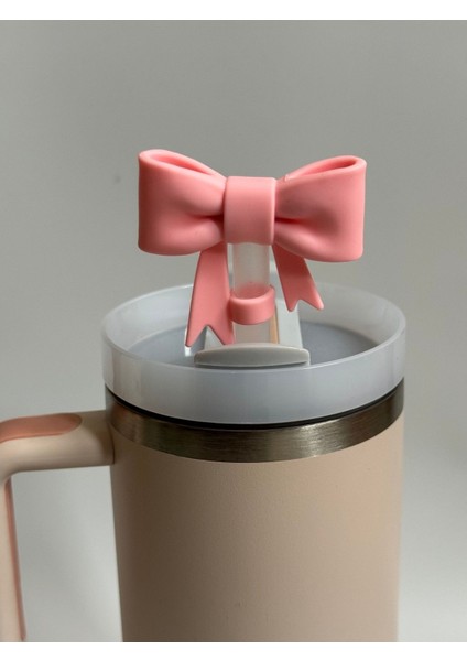 Kurdele Termos Aksesuar/ Kurdeleli Pipet Koruyucu/ Fiyonk Pipet Kılıfı/ Pipet Tıpası 1 Adet modelleri