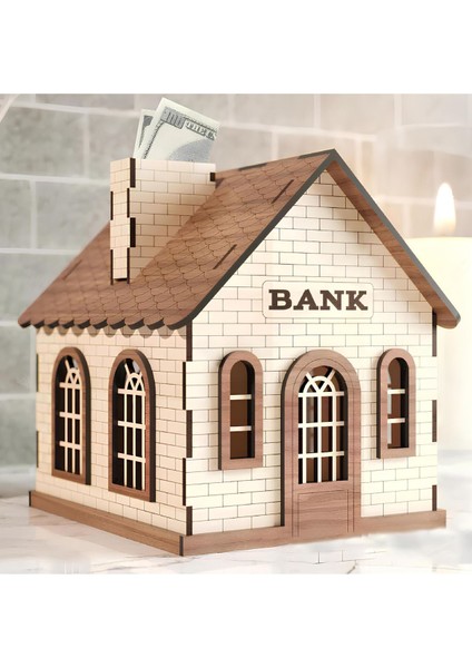 Klitli Ahşap Tip Box Bahşiş Kutusu ve Kumbara Sandık Tipi Tipbox Hediyelik Tipbox Kumbara Seç 1 Adet indirimleri