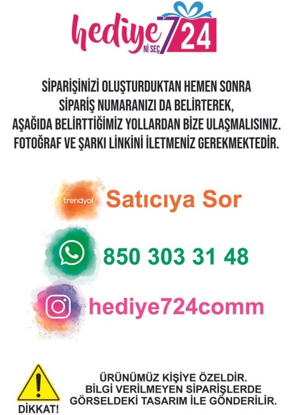 Elite Spotify Cam Plak, Spotify Barkodlu Kişiye Özel Hediye 1 Adet