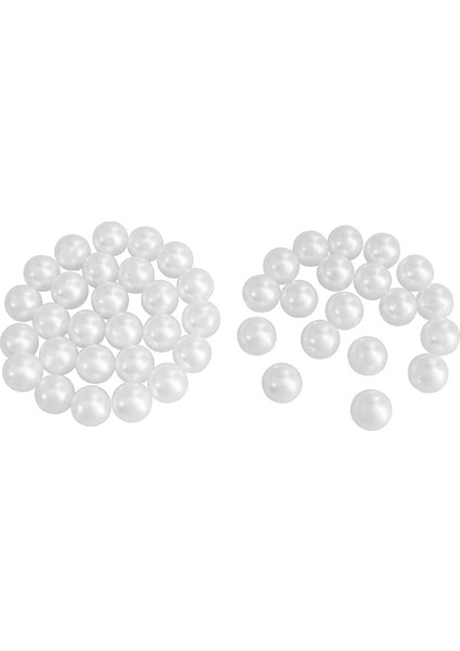Deliksiz Inci Boncuk, Deliksiz 8mm Beyaz Plastik Çakma Incisi 100 Adet 1 Adet indirimleri