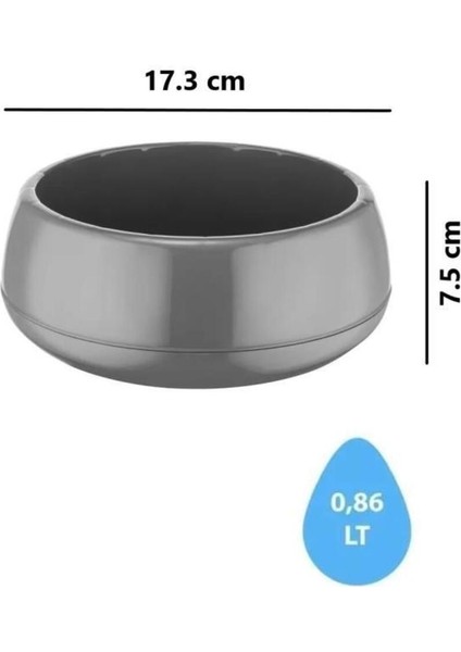 Elite So-Eas1 Dekoratif Elvan Arajman Sukulent Kaktüs Saksı 0.86 Litre No 1 1 Adet