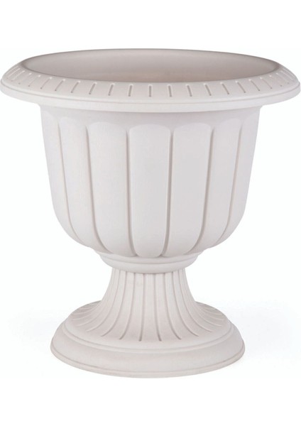 Serinova Nergiz Kırık Beyaz Dekoratif Saksı, 9,8 L, İç Ve Dış Mekanda Bitki Yetiştirmek İçin İdeal fırsatları
