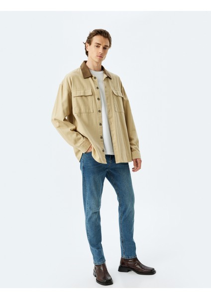 Yeni Sezon Normal Bel Slim Fit Jean Pantolon - Brad Jean