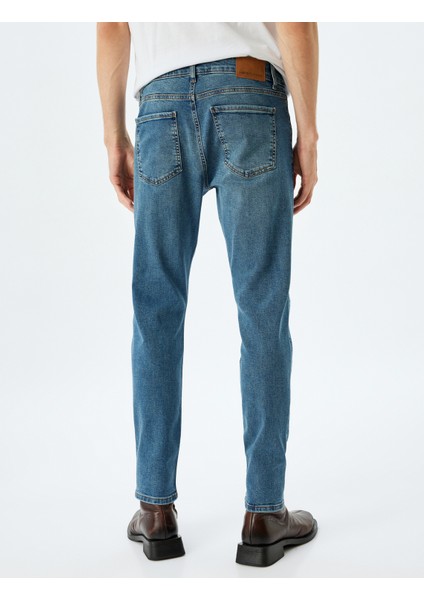 Yeni Sezon Normal Bel Slim Fit Jean Pantolon - Brad Jean fırsatları