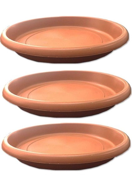 Elite Plastik Saksı Tabağı 32 cm 3 Adet 1 Adet