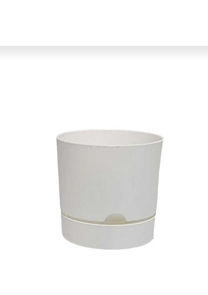 Elite Begonya 9 Litre Beyaz Tabaklı Saksı (Leoflowers Ürünü)Ağız Çapı 24.5 cm Yükseklik 23 cm 1 Adet fırsatları