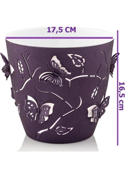 Elite Alya 3D Saksı No:3 1 Adet