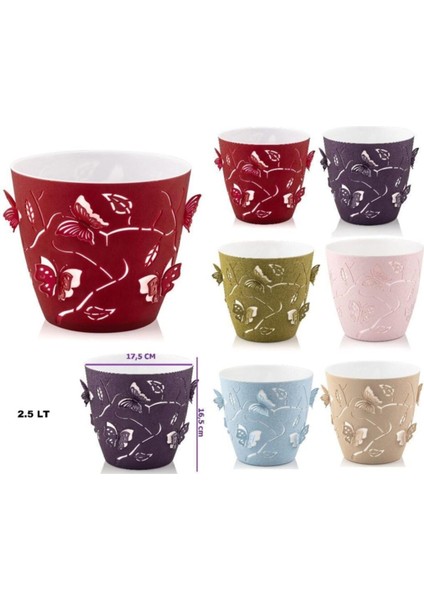 Elite Alya 3D Saksı No:3 1 Adet