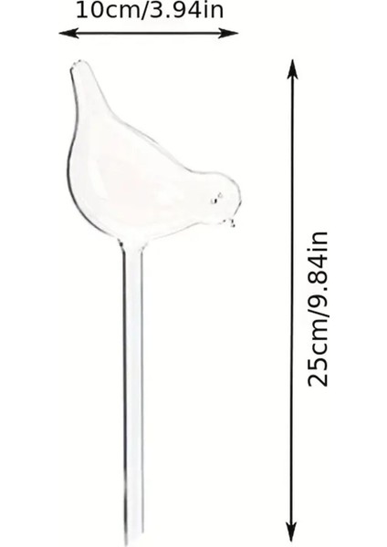 Elite 2 Adet Otomatik Çiçek Sulama ve Ev Bahçe Araçları Için Kuş Şekilli Kendinden Sulama Küreleri 1 Adet fırsatları