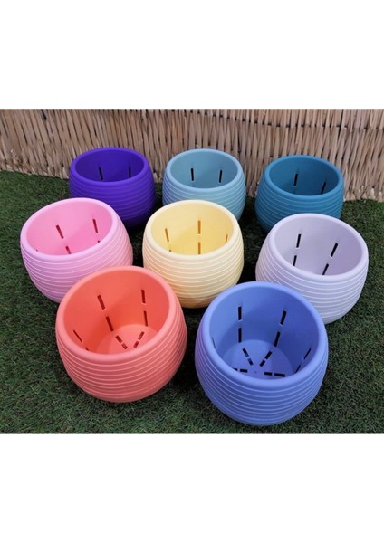 Elite Kaktüs Saksısı 1,3 Lt 1 Adet Mor Elvan Saksı Sukulent Saksı Renkli Saksı Plastik Saksı Mini Saksı 1 Adet modelleri