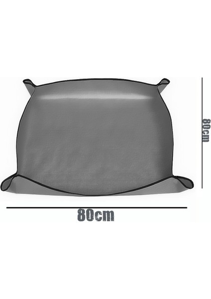 Elite Su Geçirmez Çiçek Toprağı Saksı Değiştirme Örtüsü Bahçe Matı 80×80 cm 1 Adet