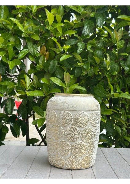 Elite Çiçek Bitki Seramik Saksısı 29CM Yükseklik, 20CM Çap , 15CM Ağız 1 Adet modelleri