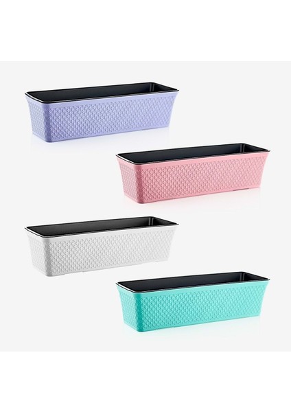 Elite Sumbul Balkon Saksı No:2 (7,5 Lt ) - Pembe - SS205-PEMBE-STANDART 1 Adet