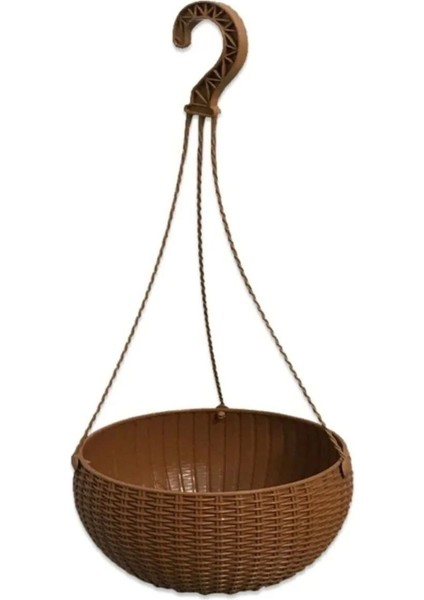 Elite 2 Adet Hak Saksı Makrome Rattan Saksı Naturel Kış Bahçesi Saksısı 1 Adet fiyatları