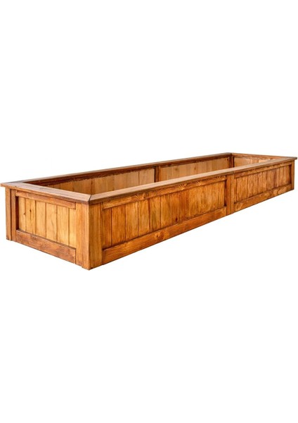 Elite Panel Sistem Yüksek Sebze Yatağı/ahşap Sebze Tarhı/çam 70X260X40 (60X240X40) 1 Adet