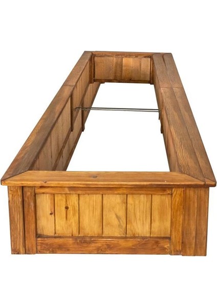 Elite Panel Sistem Yüksek Sebze Yatağı/ahşap Sebze Tarhı/çam 70X260X40 (60X240X40) 1 Adet