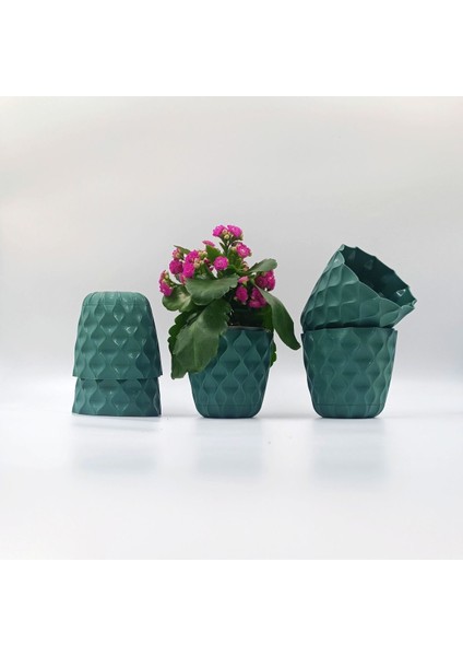 Elite Venüs Saksı 1,50 Lt (5 Adet Set) 1 Adet